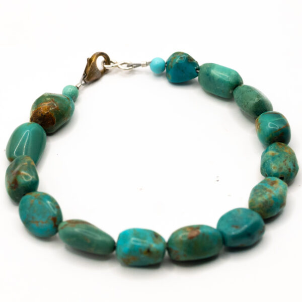 Sonoran Turquoise Beaded Bracelet Southwestern Size 7.5